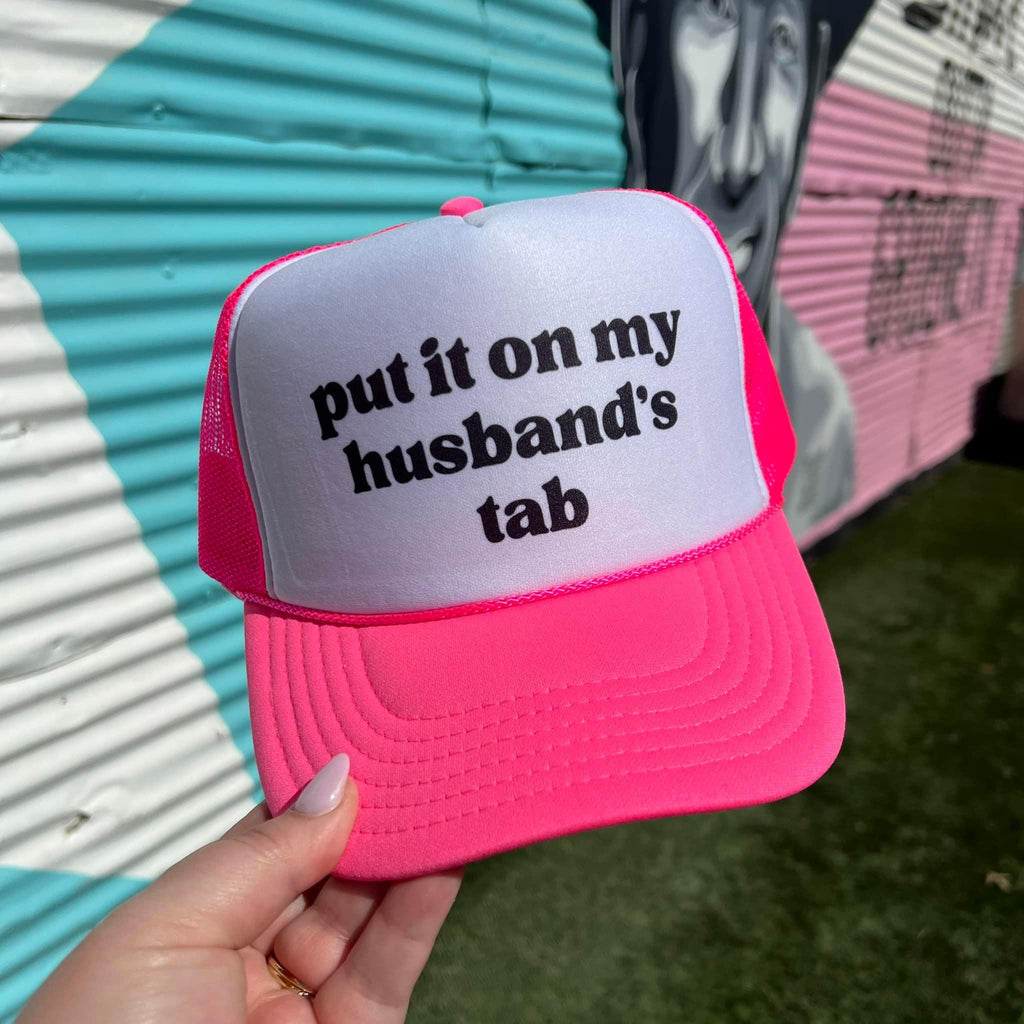Husband's Tab Trucker Hat